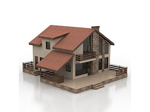 Free House N 3D model_2_3_1 For Architecture 3Ds Max Model Download